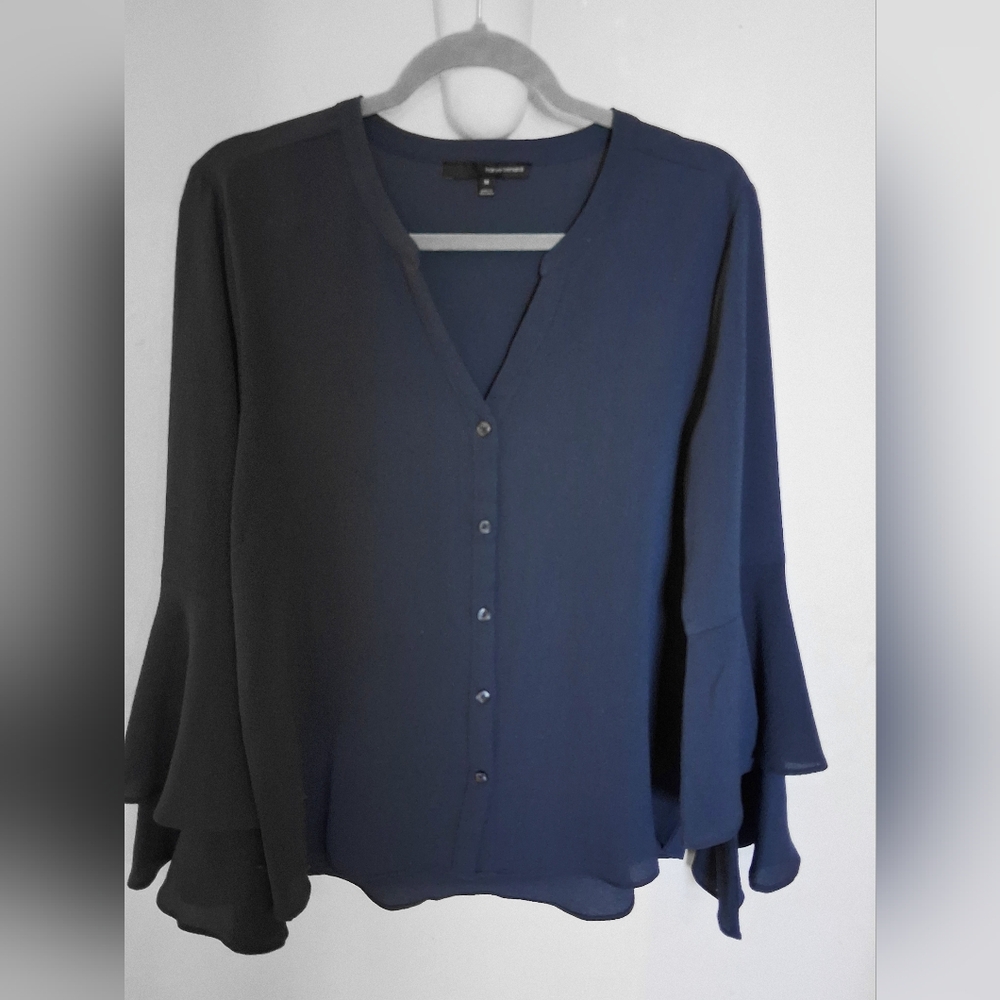 Harve Benard Deep Blue Blouse